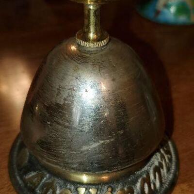 Vintage Bell Apollinaris Front Desk Bell Metal