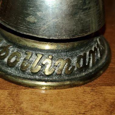 Vintage Bell Apollinaris Front Desk Bell Metal