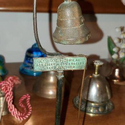 Vintage Bell El Camino Real Mission Highway - Metal Brass Copper Bronze