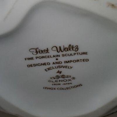 Lenox First Waltz Porcelain Lady Figurine  8 1/2" tall - Item #303