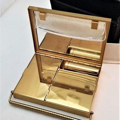 Lot #67  Great Vintage Krewe Favor - K of M (Momus) 1952 Never used Volupte compact/carry all