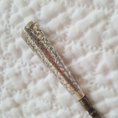 Vintage Sterling Silver Shoe Button Hook