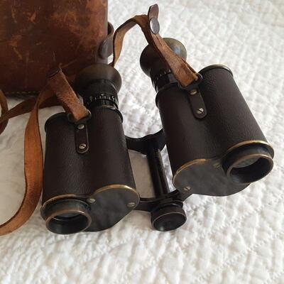 WWI Vintage Carl Zeiss Binoculars with Case