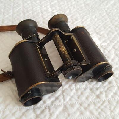 WWI Vintage Carl Zeiss Binoculars with Case