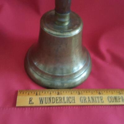 Vintage Brass School Bell