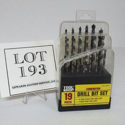 19 Piece Drill Bit Set 