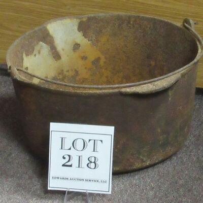 Very Heavy Rusty Old Cast Iron Pot