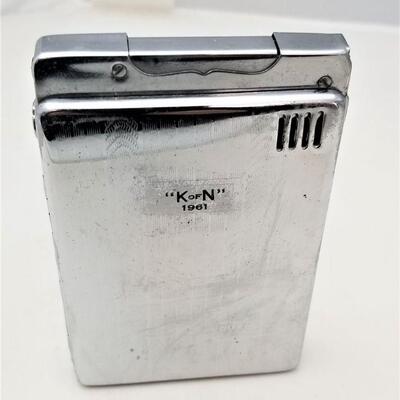 Lot #75  Vintage Krewe Favor - K of N (Nereus), dated 1961  Lighter/Cigarette Case