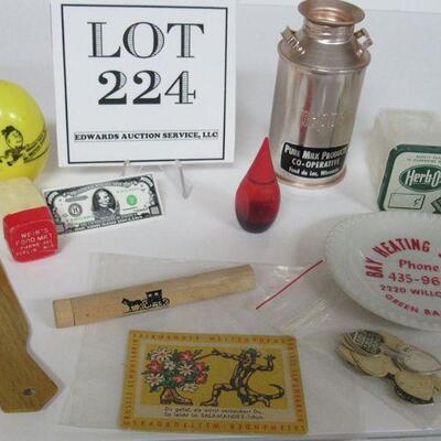 Small Advertising Pieces and Junk Drawer lot of Stuff