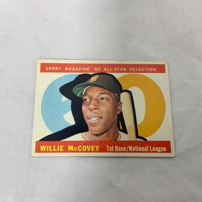 -5- McCOVEY | All Star Card | 1960 TOPPS #554 | San Francisco Giants