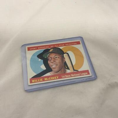 -5- McCOVEY | All Star Card | 1960 TOPPS #554 | San Francisco Giants