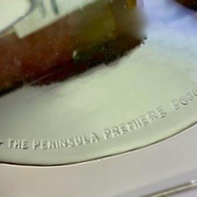 Rare Sculptural PHILIPPE  STARKE bowl to commemorate Hong Kong Peninsla Hotel  