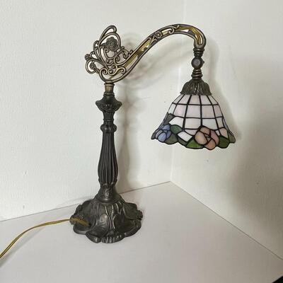 A - Tiffany Style Stain Glass Table Lamp