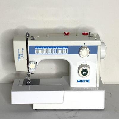 White Sewing Machine 