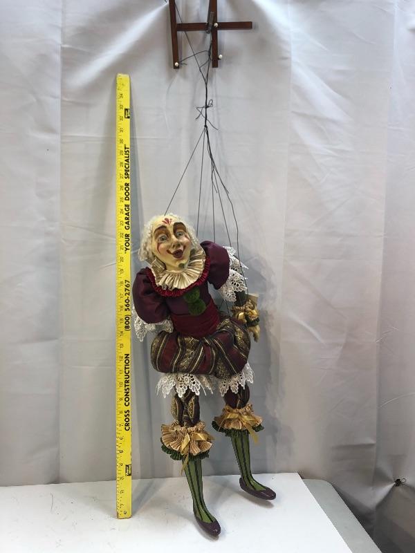 Large Jester Marionette