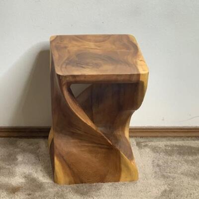 Solid Wood End Table 