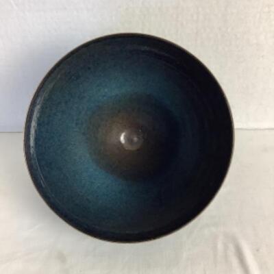 2161 Mid Century Pottery Bowl Signed By Mark Bell