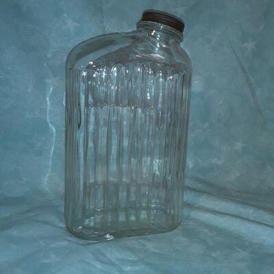 Mid century ribbed bottle