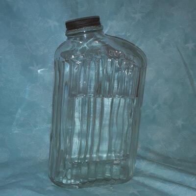 Mid century ribbed bottle
