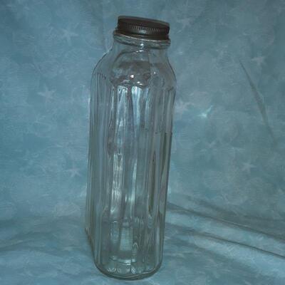 Mid century ribbed bottle