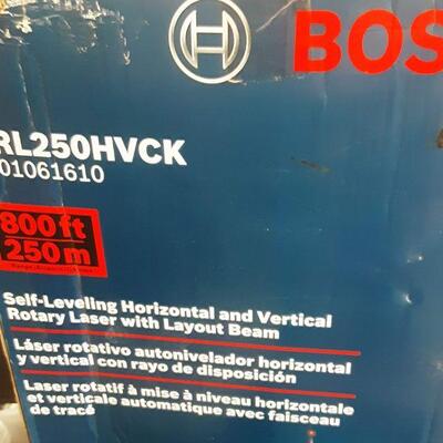 lot 21 - Bosch 800' self-leveling rotary laser with layout beam, in original box