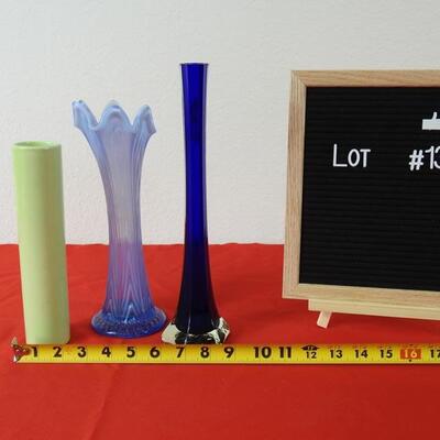 Lot #13 Vases