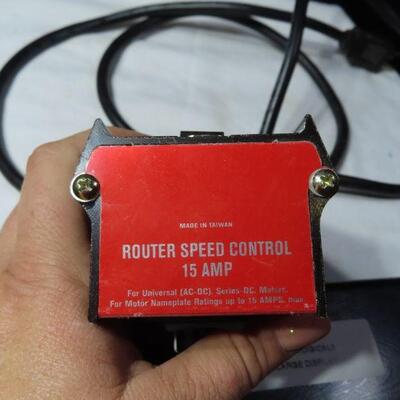 Digital Caliper and Router speed control