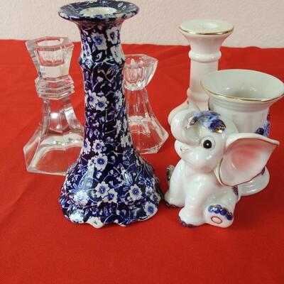 Lot #17 Candle holders