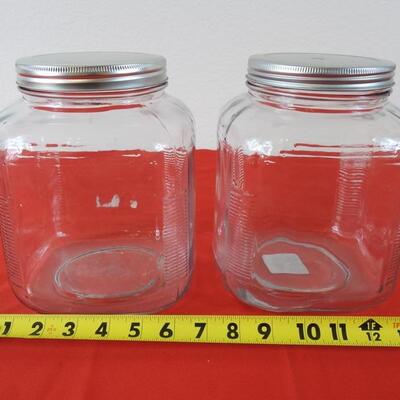 Anchor Hocking Panel Jars