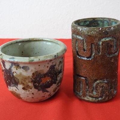 Handcrafted pottery