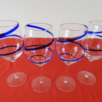 Pier One Blue Swirl