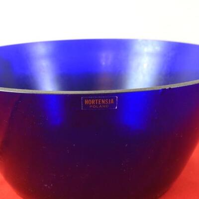 Cobalt blue serving bowl