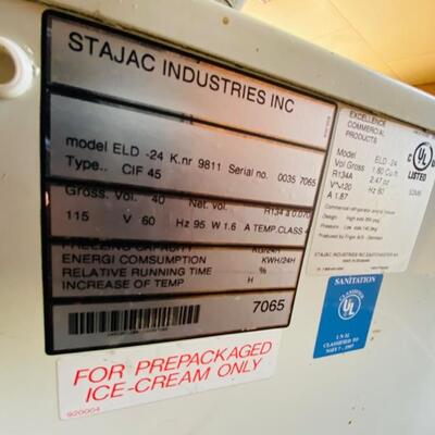 Mini Commercial 1.6 cu. ft. Ice Cream Freezer