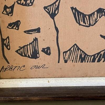 Lot 116 Framed Print "Arctic Owl" Jim Gorman Tom Tru Artist Design