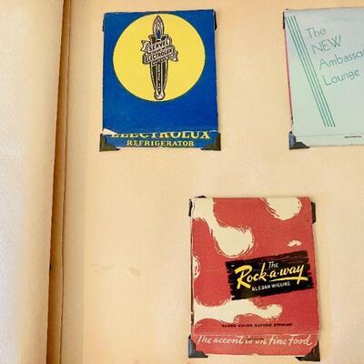 Lot 118 Matchbook Collection 1932 Olympics Brown Derby Sontag Drug Stores