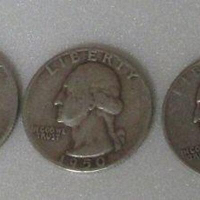 5 Silver Quarters