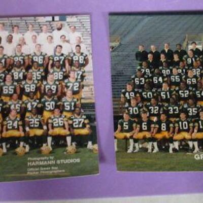 2 Green Bay Packers Media Books 2008 & 2016 & Two Team Pictures 1987 & 1992