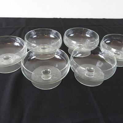 Crystal dessert glasses