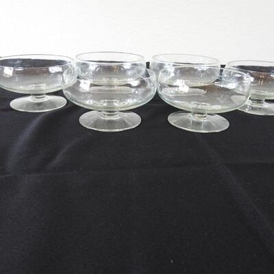 Crystal dessert glasses