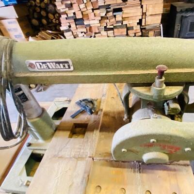 Vintage 1950s AMF DeWalt Radial Arm Saw 