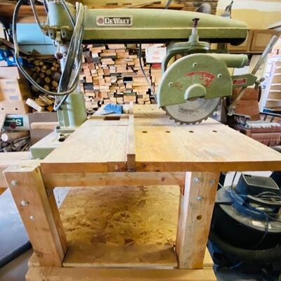 Vintage 1950s AMF DeWalt Radial Arm Saw 