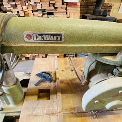Vintage 1950s AMF DeWalt Radial Arm Saw 