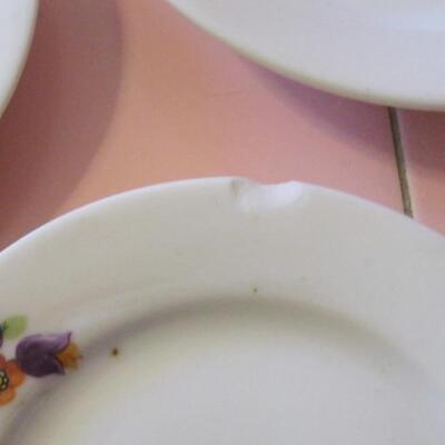 Lot 134 Set Children's Dishes Ceramic with Flowers 14 pcs Plates Platters Gravy