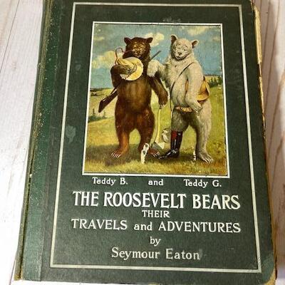 Lot 136 Vintage 3 Books The Roosevelt Bears by Eaton + Little Orphan Annie + Mother Goose