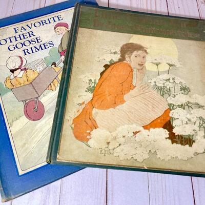 Lot 136 Vintage 3 Books The Roosevelt Bears by Eaton + Little Orphan Annie + Mother Goose