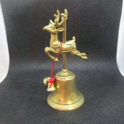 Lot 7 - Reindeer Brass Bell