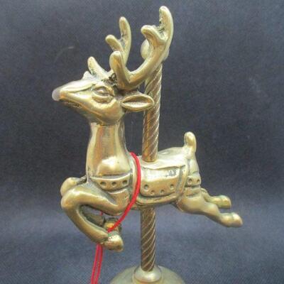 Lot 7 - Reindeer Brass Bell