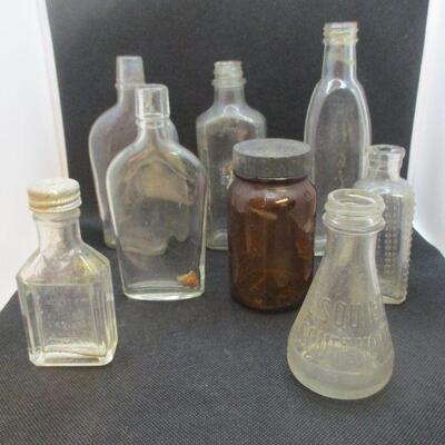 Lot 22 - (8) Vintage Glass Bottles