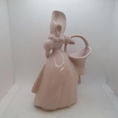 Lot 32 - Pink Lady with Basket Planter