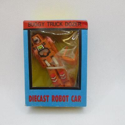 Lot 34 - Diecast Robot Car Buggy Truck Dozer
